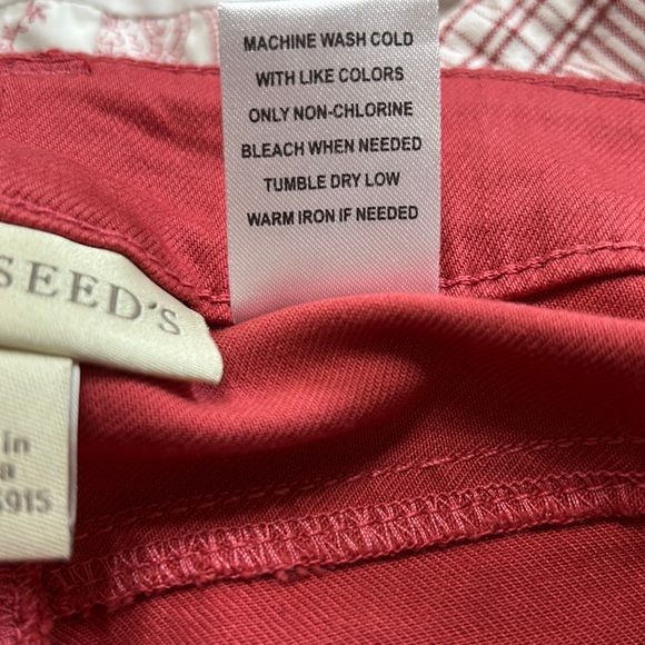 Dreamflex Five Pocket Jeans Vintage Red Size 6 - Picture 5 of 5